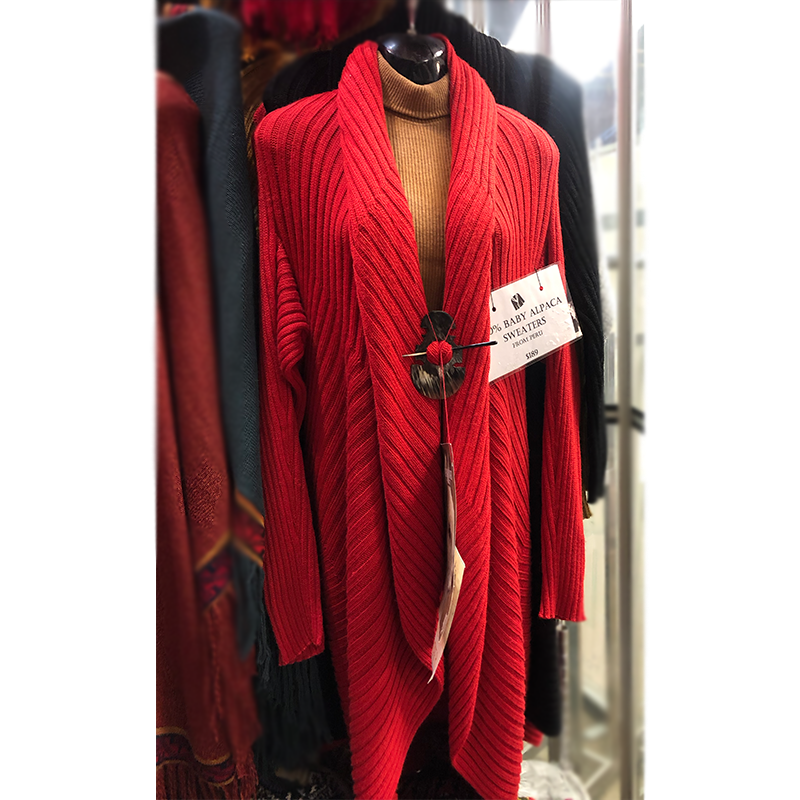 Red Alpaca Sweater – tochristmasmarket